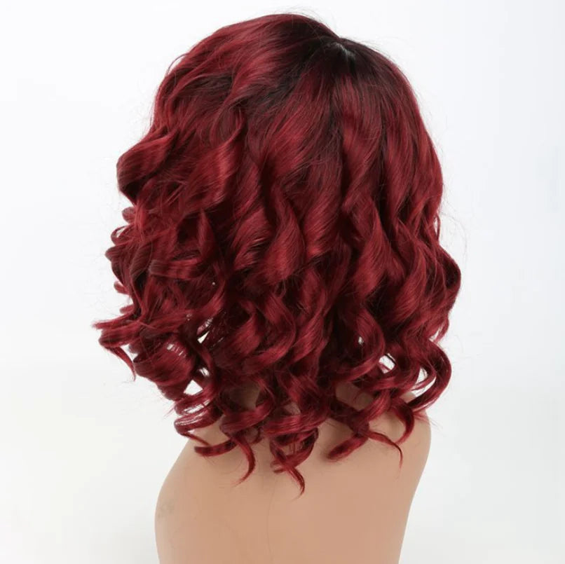 Style Loft Collection Red Chicago Raye Short Curly Wig