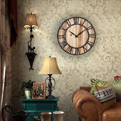 Style Loft Collection Wooden Wall Clock