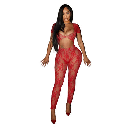 Style Loft Collection No Limits Sexxxy Lace Jumpsuit