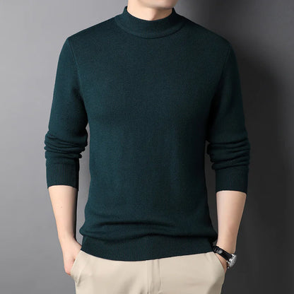 Style Loft Collection Checkpoint Half-Collar Pullover Sweater