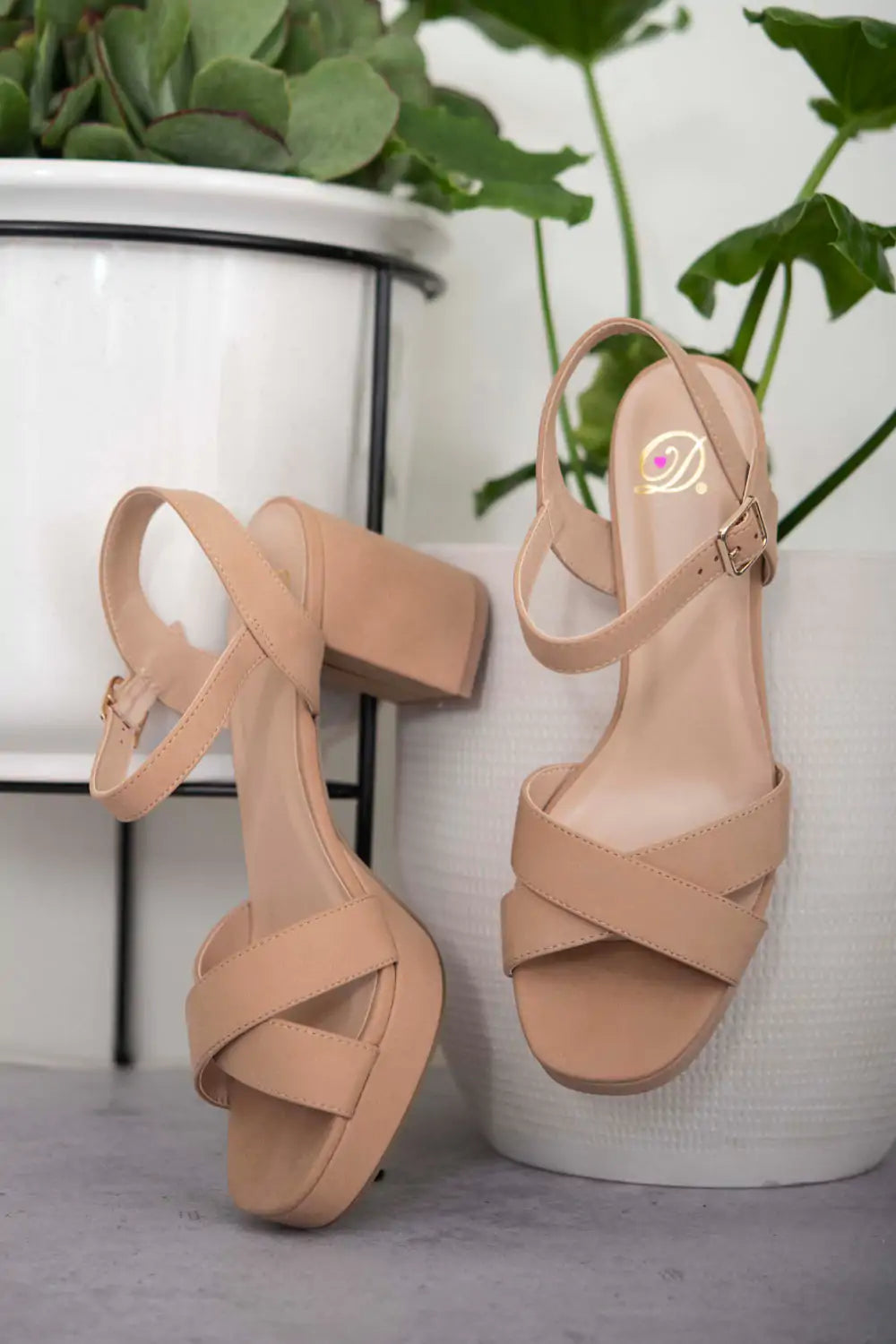 Style Loft Collection Dancing Diva Block Heel Sandals