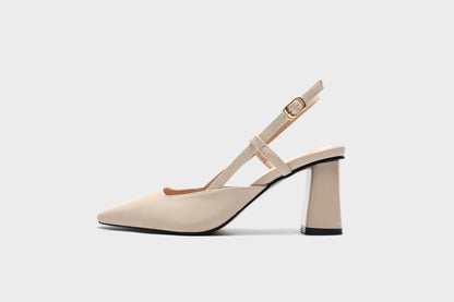 Style Loft Collection Classic Strapped Buckle Block Heels