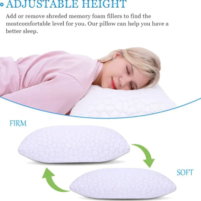 Style Loft Collection Cooling Ice Silk Memory Foam Pillow