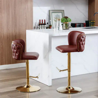 Style Loft Collection Modern Swivel Height Adjustable Barstools