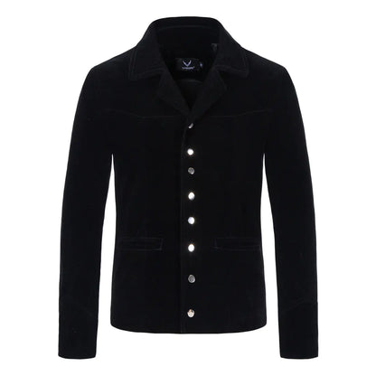 Style Loft Collection Southern Playalistic Single-Breasted Velvet Jacket