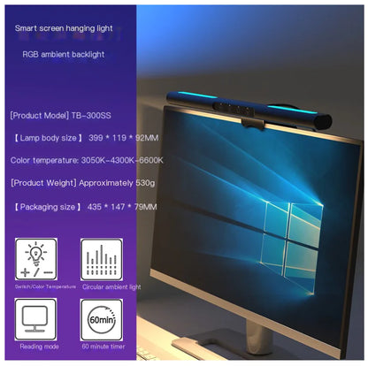 Style Loft Collection DigitalLoft Vibrant Eye-Safe Monitor Lamp