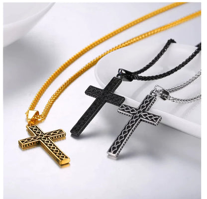 Style Loft Collection Vaelisse Stainless Steel Cross Necklace