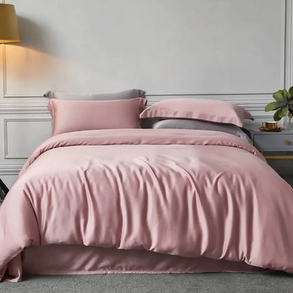 Style Loft Collection Silky Tencel Fiber Double-Sided Bedding Set