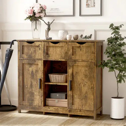 Style Loft Collection Wooden Accent Storage Cabinet