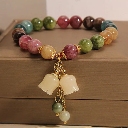 Style Loft Collection Tourmaline Lily Pendant Bracelet