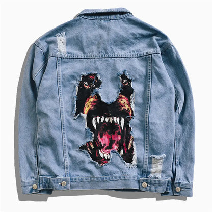 Style Loft Collection Sugar Got Out Ripped Denim Jacket