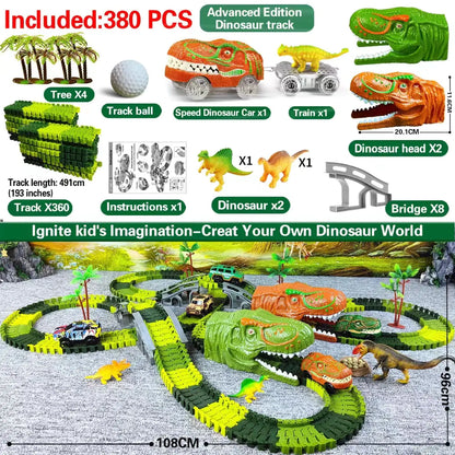 Style Loft Collection ToyStyle Electric Dinosaur Car Adventure Track