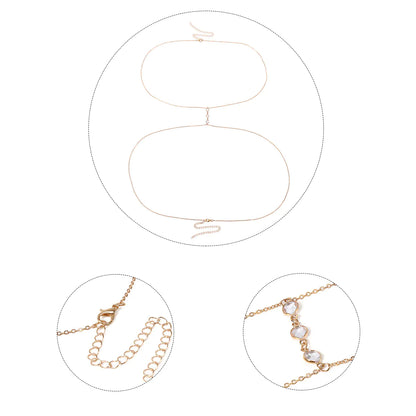 Style Loft Collection Crystal Body Chain Jewelry