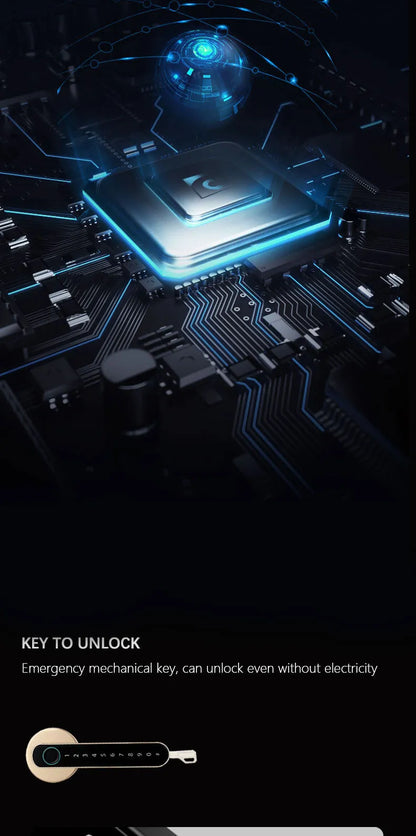 Style Loft Collection CyberSecure Smart Wifi, Bluetooth, and Fingerprint Door Lock