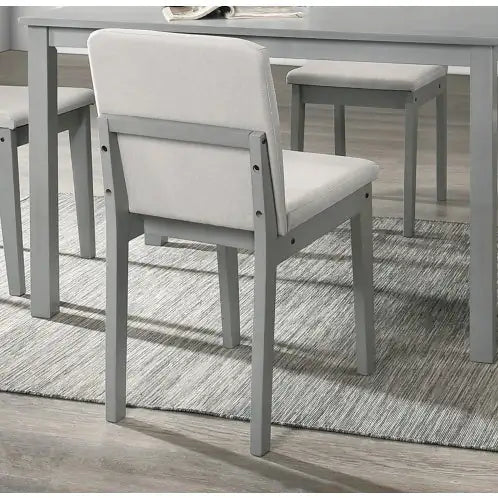 Style Loft Collection Grey 5pc Dining Room Set