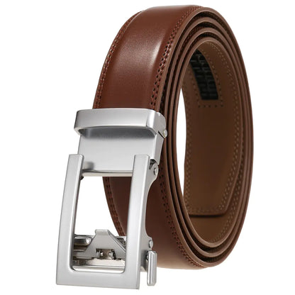 Style Loft Collection 1853 Ranch Genuine Leather Automatic Buckle Belt