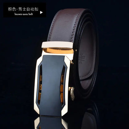 Style Loft Collection Canberra Genuine Leather Automatic Buckle Belt
