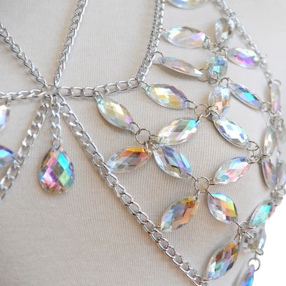 Style Loft Collection Backless Bikini Gemstone Body Chain