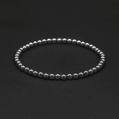 Stylel Loft Collection Natural Agate & Bronze Beaded Bracelet