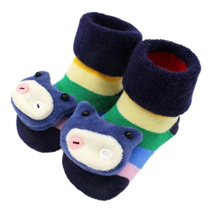 Style Loft Collection Animal Steppers Non-Slip Socks
