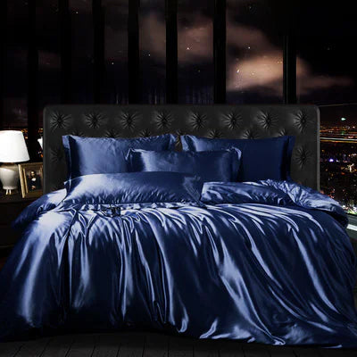 Style Loft Collection Luxurious Silk 4-Piece Bedding Set